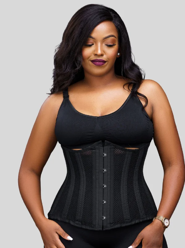 Heavy duty corset for serious training -Hourglass Mesh -Tight Lace Corsets
