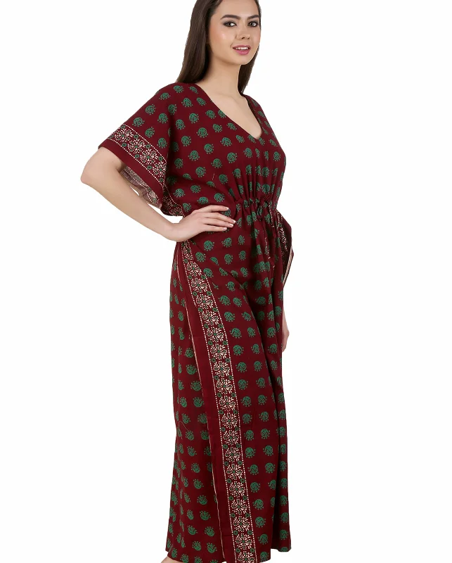 Women's pajama sets that are stylish fashionable -Cotton Kaftan