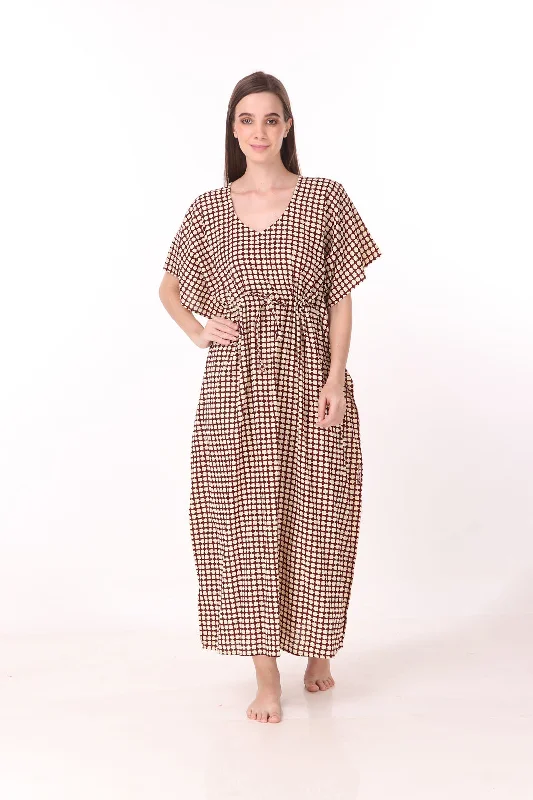 Women's pajama sets that are eco friendly sustainable -Cotton Kaftan