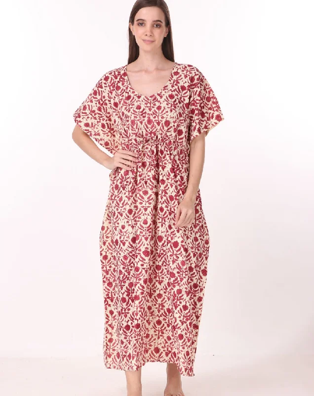 Women's pajama sets for summer outfits breezy -Cotton Kaftan