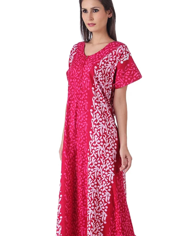Women's pajama sets for swimming lightweight -Cotton Printed Nighty