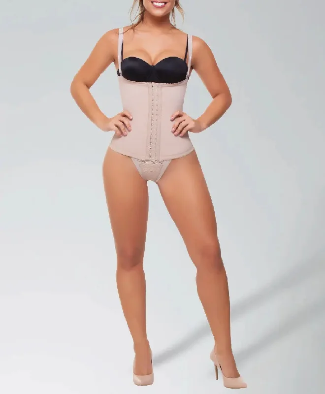 Womens corset for long torso -Full back coverage waist trainer shapewear faja