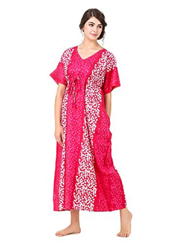 Women's pajama sets for small breasts flattering -Cotton Kaftan