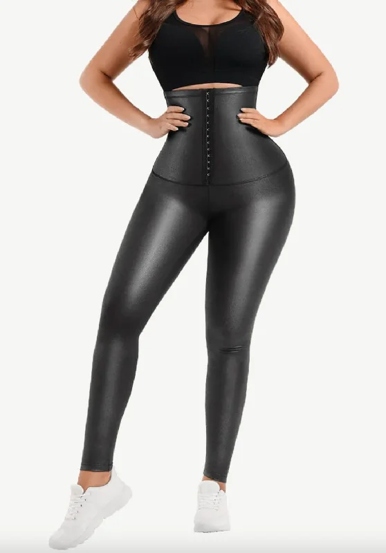 Womens corset to lose weight -Latex style waist shaper leggings