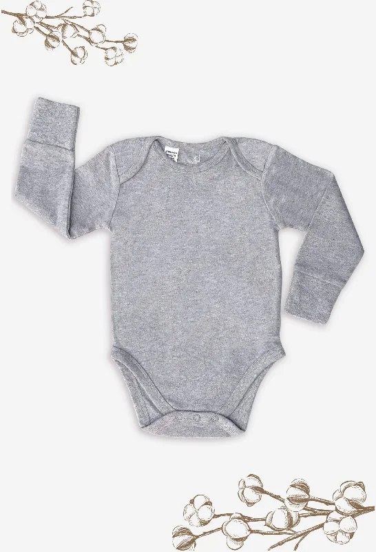 Womens corset purple -Long Sleeve Baby Bodysuit - 100% Organic Cotton - Grey Melange Womens corset purple -Long Sleeve Baby Bodysuit - 100% Organic Cotton - Grey Melange