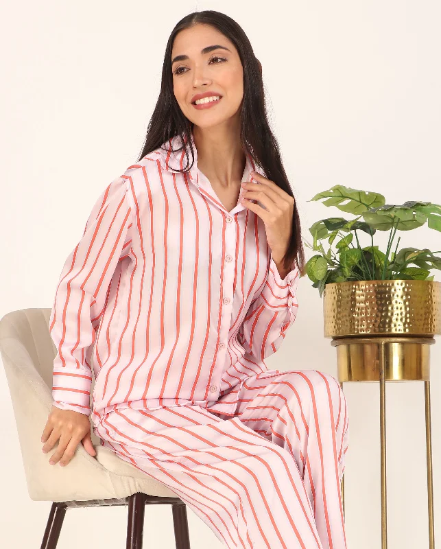 Womens Disney pajama sets for family matching -Classic Fit Satin PJ Set