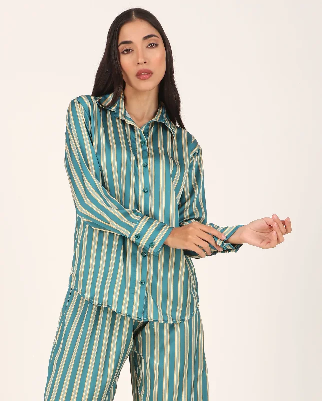 Women's pajama sets with amazing deals discounted -Classic Fit, Satin PJ Set