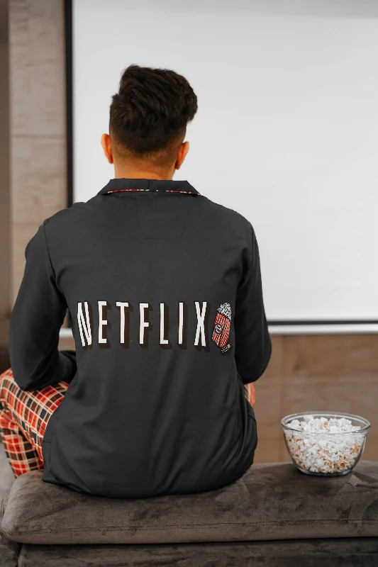 Women's pajama sets for effortless style chic -Netflix PJ Set - Male