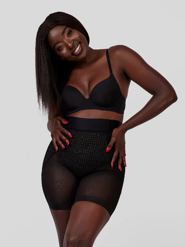 Which corset style is best for beginners? -Sheer Mid-Thigh Shorts