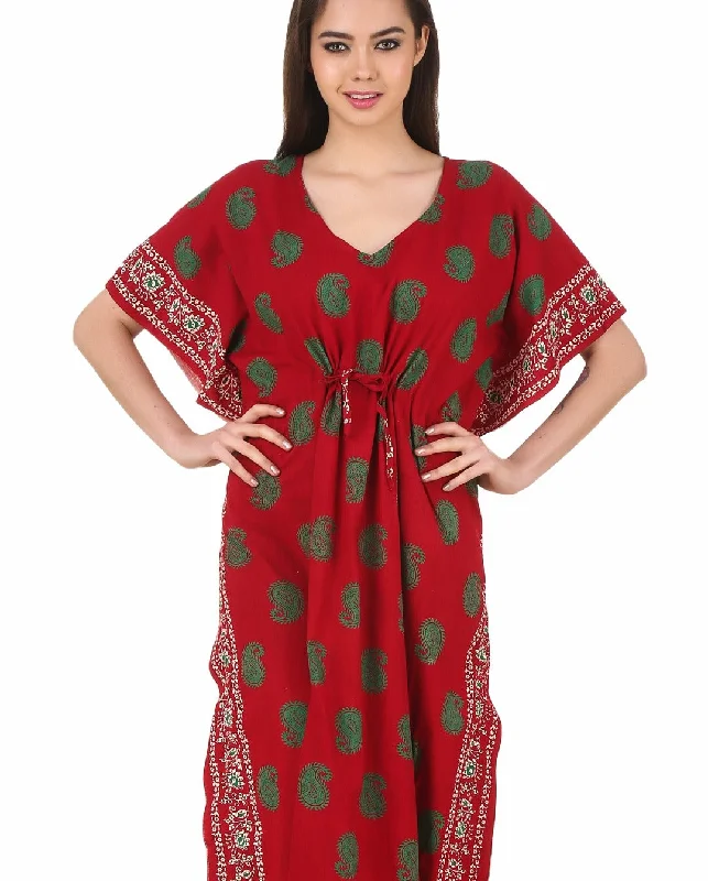 Women's pajama sets for low impact workouts active -Cotton Kaftan