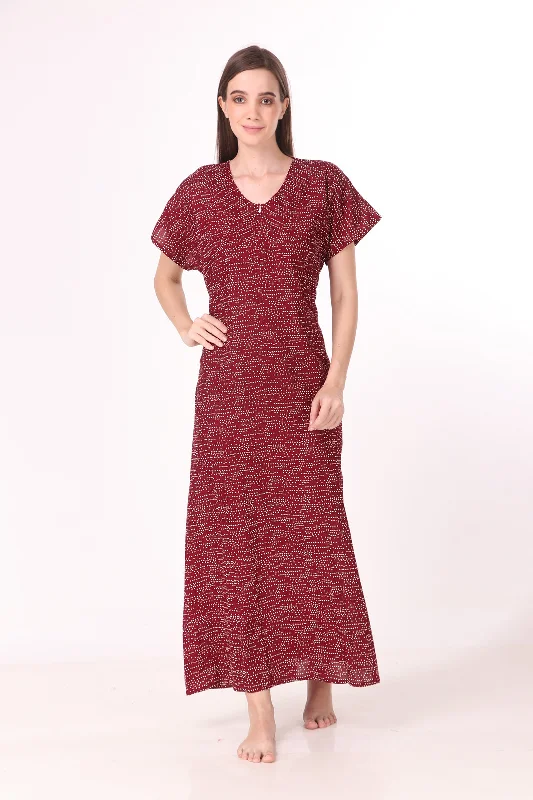 Women's pajama sets made of organic materials eco friendly -Cotton Nighty