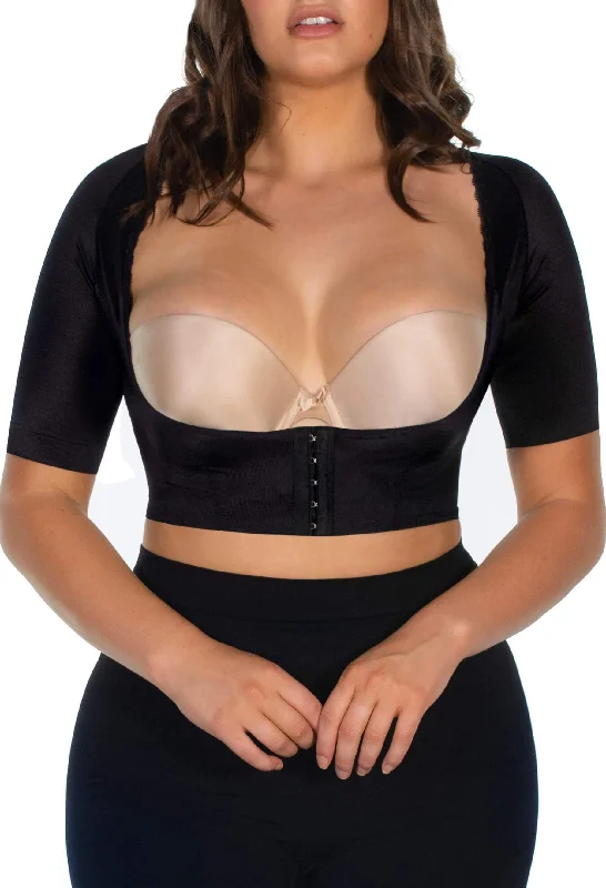 Modern ribbon corset that is comfortable -Open Bust Upper Arm and Back Shaper