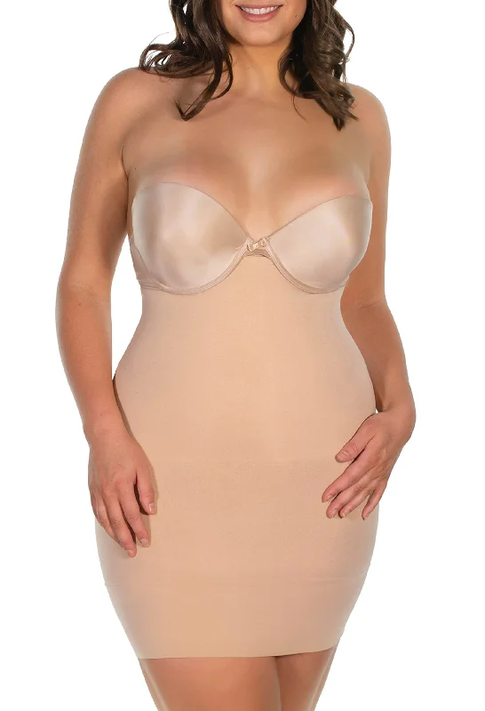 Womens corset blue -Post-Maternity Underbust Shaping Slip