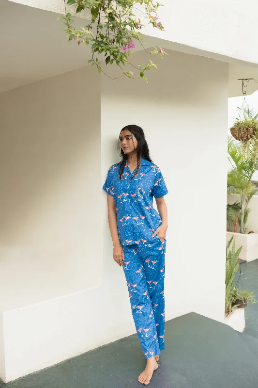 Women's pajama sets perfect for spring nights-The Cocktail Hour PJ Set