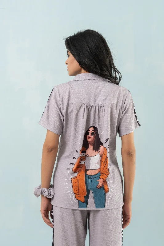 Womens long sleeve pajama sets for cold weather -The Hip Girl PJ Set