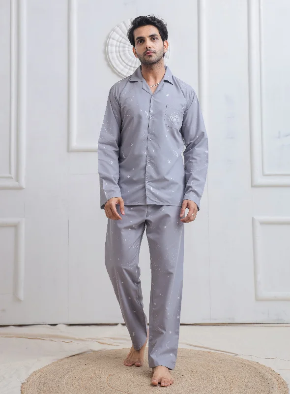 Women's pajama sets that are supportive comfortable -The Lovebirds Couple PJ Set-Male Women's pajama sets that are supportive comfortable -The Lovebirds Couple PJ Set-Male