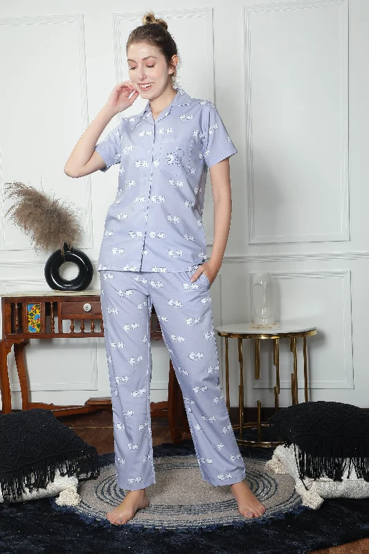 Womens pajama sets for sensitive skin hypoallergenic -The Made for Each Other Couple PJ Set- Female