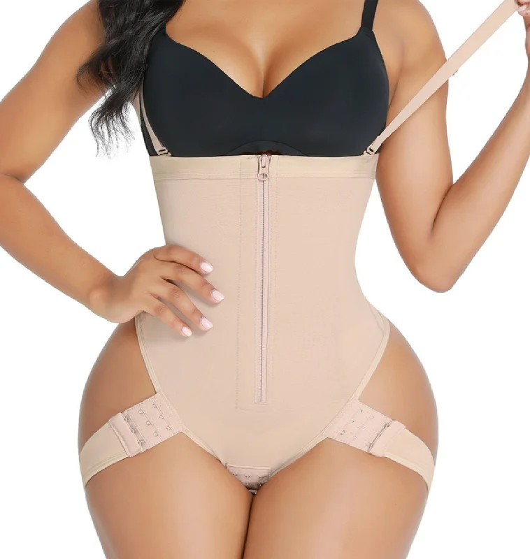 Floral designs corset for feminine touch -Thong Butt Lifter (Nude color only)