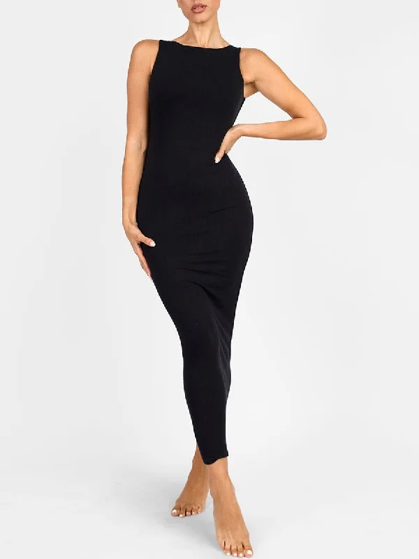 Overbust corset for women full support -Light Crew Collar Shaping Long Skirt